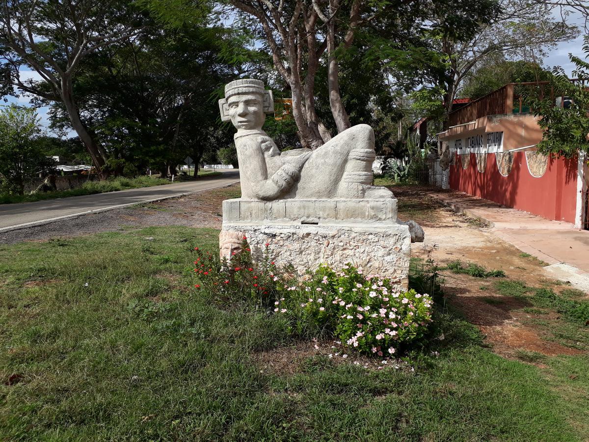 Bed and Breakfast El Chac Mool Santa Elena Exterior foto